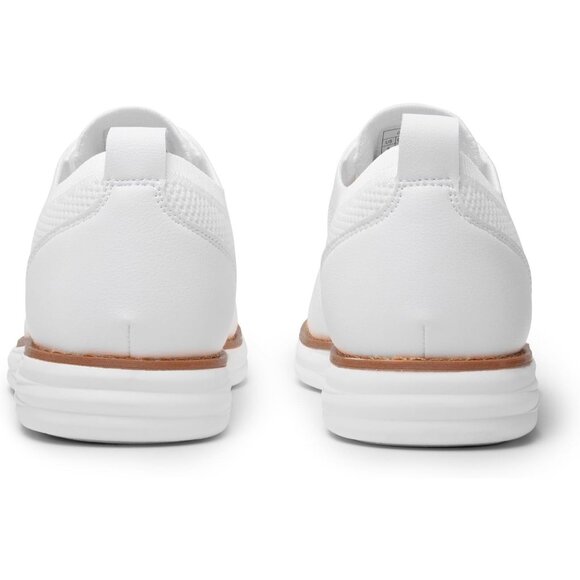 Bruno Marc Men's White Knit Casual Outdoor Lightweight Walking Sneakers Shoes - Picture 6 of 9